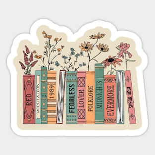 Swiftie Albums as books Sticker